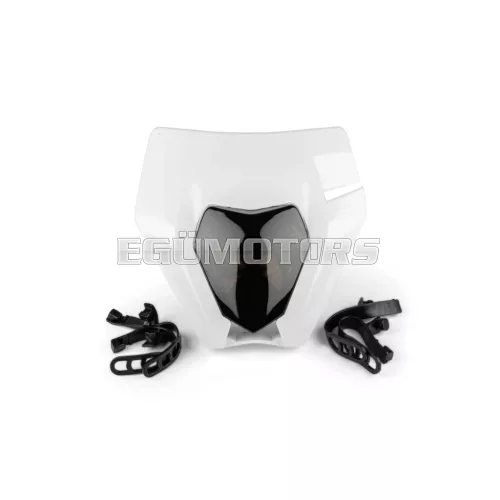 STR8 fényszóró KTM EXC, fehér / sötétített lencse