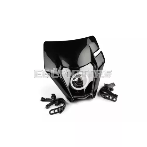 STR8 Angel Eye fényszóró RGB gyűrűvel, KTM EXC, fekete