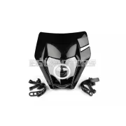 STR8 Angel Eye fényszóró RGB gyűrűvel, KTM EXC, fekete