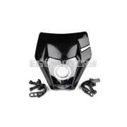 STR8 Angel Eye fényszóró RGB gyűrűvel, KTM EXC, fekete