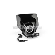 STR8 LED fényszóró burkolat RGB gyűrűvel Husqvarna, fekete