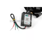 STR8 LED fényszóró burkolat RGB gyűrűvel Husqvarna, fekete