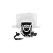 STR8 LED fényszóró burkolat RGB gyűrűvel Husqvarna, fehér