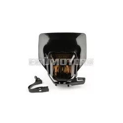 STR8 Fényszóró burkolat, sötétített, Husqvarna, fekete