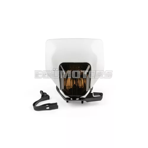 STR8 fényszóró burkolat sötétített, Husqvarna, fehér