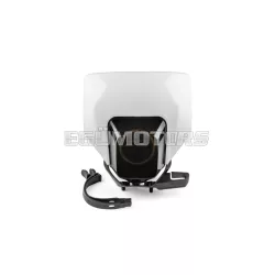   STR8 LED fényszóró burkolat sötétített, Husqvarna, fehér