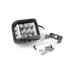 STR8 LED fényszóró d.97x75mm, fekete