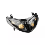 STR8 Quattro fényszóró burkolat (4 lámpás) fekete, Peugeot Speedfight 1 + 2