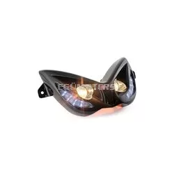 Twin Headlight EVO 2 w/ blue LEDs Yamaha Aerox black