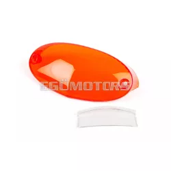 STR8 hátsó lámpa búra piros, Peugeot Ludix