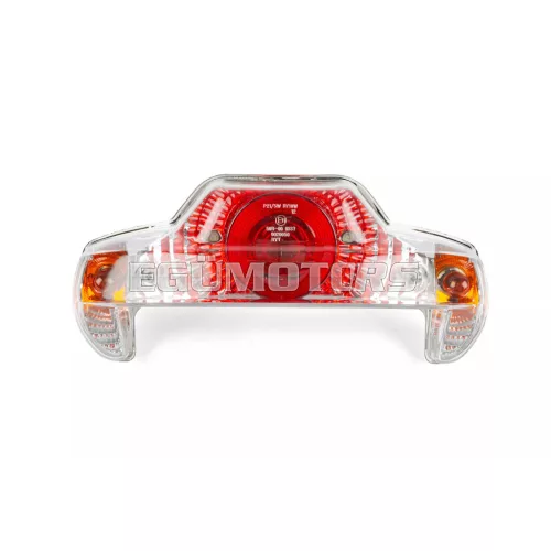 STR8 hátsó lámpa indexel, átlátszó, Yamaha BW's (1999-2003)