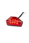STR8 LED hátsó lámpa piros, Rieju MRT