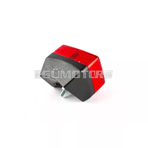 STR8 hátsó lámpa fekete/piros, MBK 51 / Peugeot 103