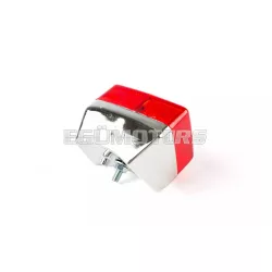 STR8 hátsó lámpa króm/piros, MBK 51 / Peugeot 103