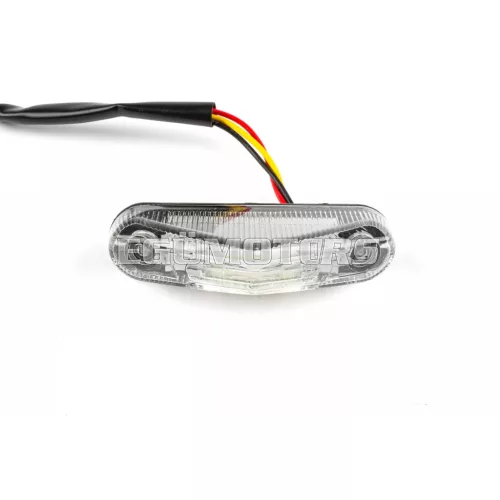 STR8 univerzális LED hátsó lámpa, fehér rendszámtábla-világítással