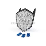 STR8 hátsó lámpa 18 LED-del, átlátszó, Rieju