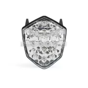 STR8 hátsó lámpa 18 LED-del, átlátszó, Rieju