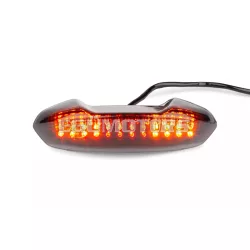   STR8 LED hátsó lámpa irányjelzőkkel, füstszínű, Piaggio NRG Power