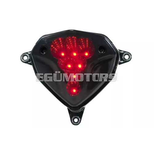 STR8 LED hátsó lámpa irányjelzőkkel, füstszínű, Yamaha Aerox 2013-tól