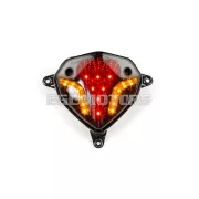 STR8 LED hátsó lámpa irányjelzőkkel, füstszínű, Yamaha Aerox 2013-tól