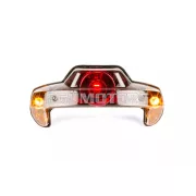 STR8 Lexus hátsó lámpa fekete, Yamaha BW's 2004-ig