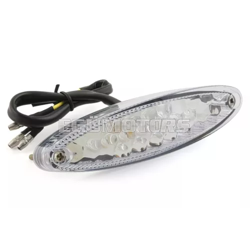 STR8 Space hátsó lámpa, 15 LED, átlátszó, fehér