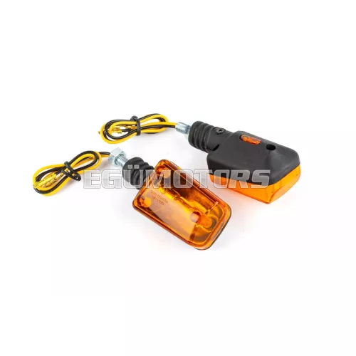 STR8 Mini index téglalap fekete / narancs