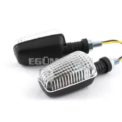 STR8 Mini index téglalap, fekete / átlátszó