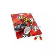 STR8 index ovális, rövid, karbon / fehér