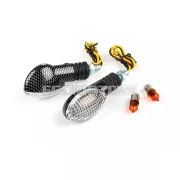 STR8 index ovális, rövid, karbon / fehér