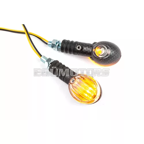 STR8 Micro undex ovális, karbon / fehér