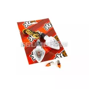 STR8 index háromszög, rövid, fehér / fehér