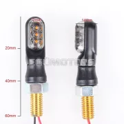 STR8 Mini LED index, füstszínű