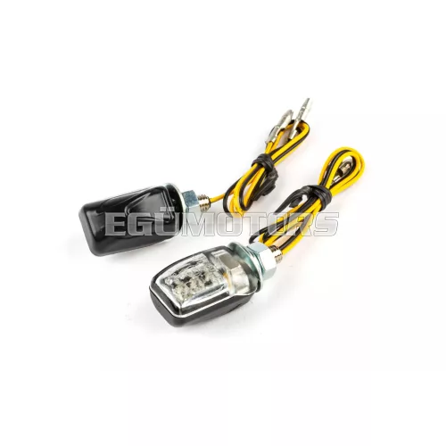 STR8 Micro LED index 6 darab, fekete / fehér