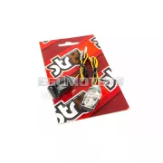 STR8 Micro LED index 6 darab, fekete / fehér