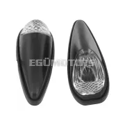 STR8 Raindrop világítás / index ragasztható, átlátszó / fekete