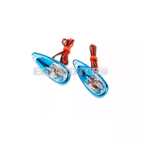 STR8 Fender index / lámpa ragasztható, csepp alakú, kék