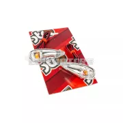 STR8 Fender index / lámpa ragasztható, csepp alakú, króm