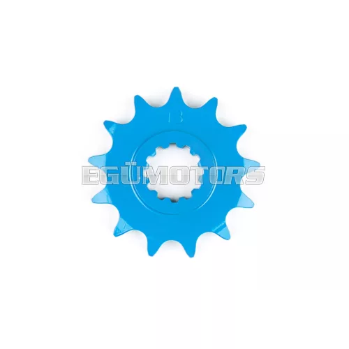 STR első lánckerék 14 fogas - 420-as, kék, Minarelli AM6