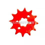 STR8 első lánckerék 15 fogas - 420-as, piros, Derbi Euro2 / Euro3