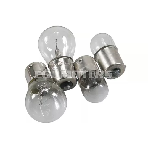 STR8 index izzó készlet 2x (12V 10W) & 2x (12V 21W) (BA15S) fehér