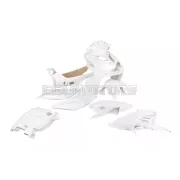 STR8 idom- és világításkészlet fekete-fehér, Yamaha Aerox 2013-ig