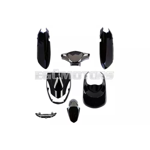 STR8 idomkészlet 6 darab, metál fekete, Peugeot Kisbee