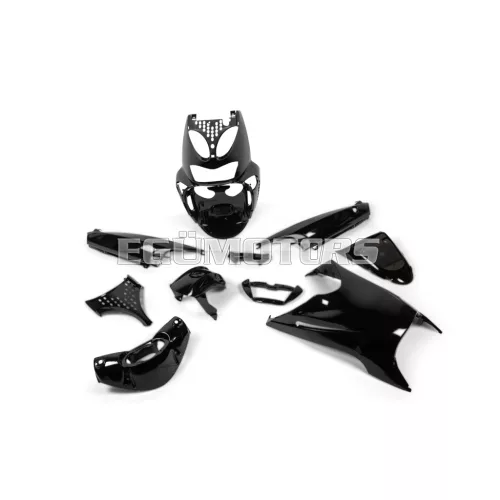 STR8 idomkészlet 11 darab, fekete,  Aprilia SR50 2010-ig