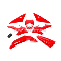 STR8 műanyag készlet 8 darab, piros, Rieju MRT 2022-től