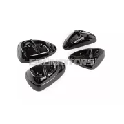 STR8 ütközőpárnák (4 db) fekete, MBK Stunt / Yamaha Slider