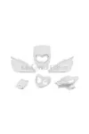 Fairing Kit 6 pcs. white Yamaha BWs NG