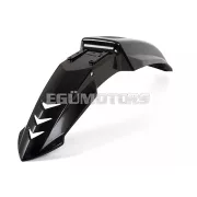 STR8 supermoto első sárvédő, fekete