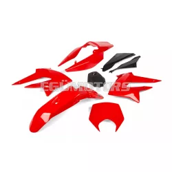   STR8 idomkészlet 8 darab, piros, Derbi DRD X-Treme (2011-2017)