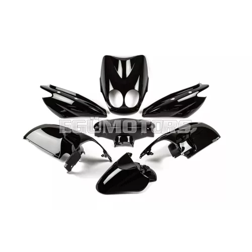 STR8 idomkészlet 7 darab, fekete, Yamaha Neos (2008-2011)